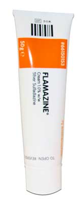 Flamazine 1.0% w/w Silver Sulfadiazine Cream 50g Tube