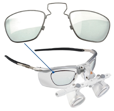 HEINEBinocularLoupeCorrectiveFrame-InsertForPrescriptionGlasses