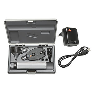 HEINEK180DiagnosticSetWith35VHalogenK180OphthalmoscopeK180Otoscope%2cBETA4USBLi-IonHandle