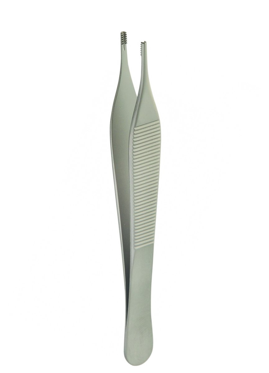Hebu Adson Brown Tissue Forceps 9:9 Teeth 12cm