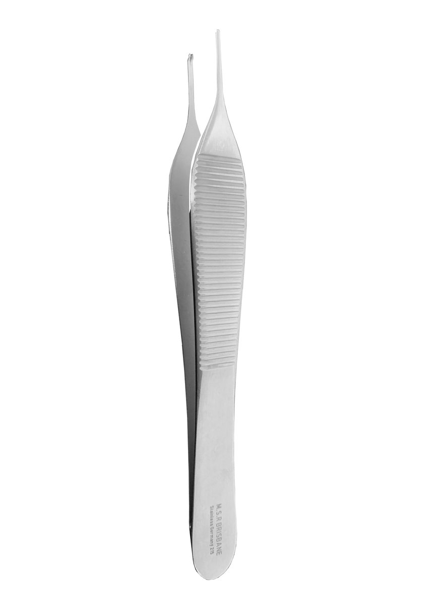 Hebu Adson Micro Tissue Forceps 1:2 Teeth 12cm