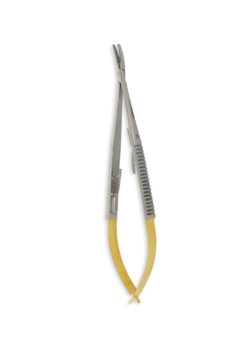 Hebu Castroviejo Needleholder 14cm with TC Jaws
