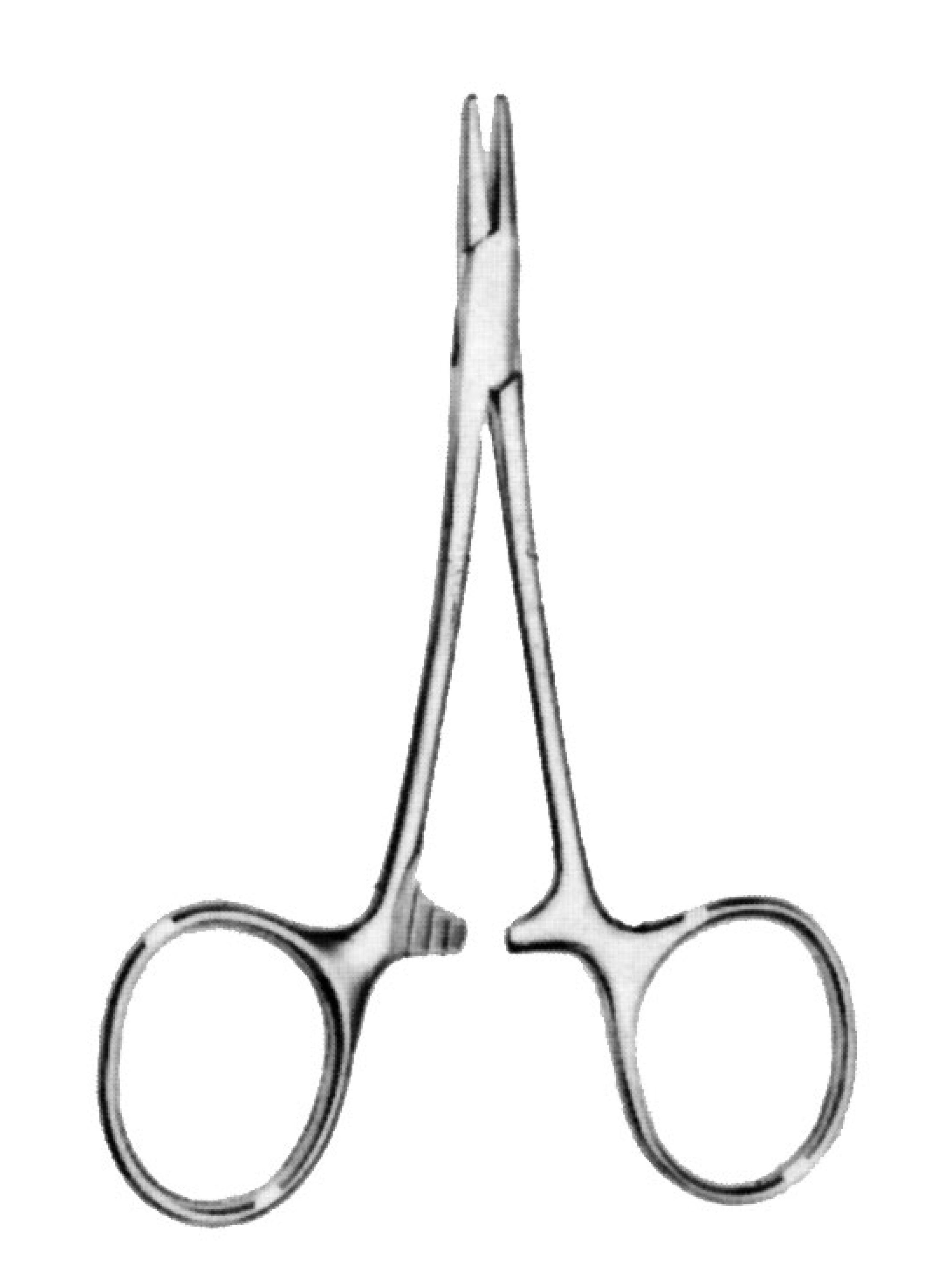 Hebu Derf Needleholder 12.5cm with Stainless Steel Jaws