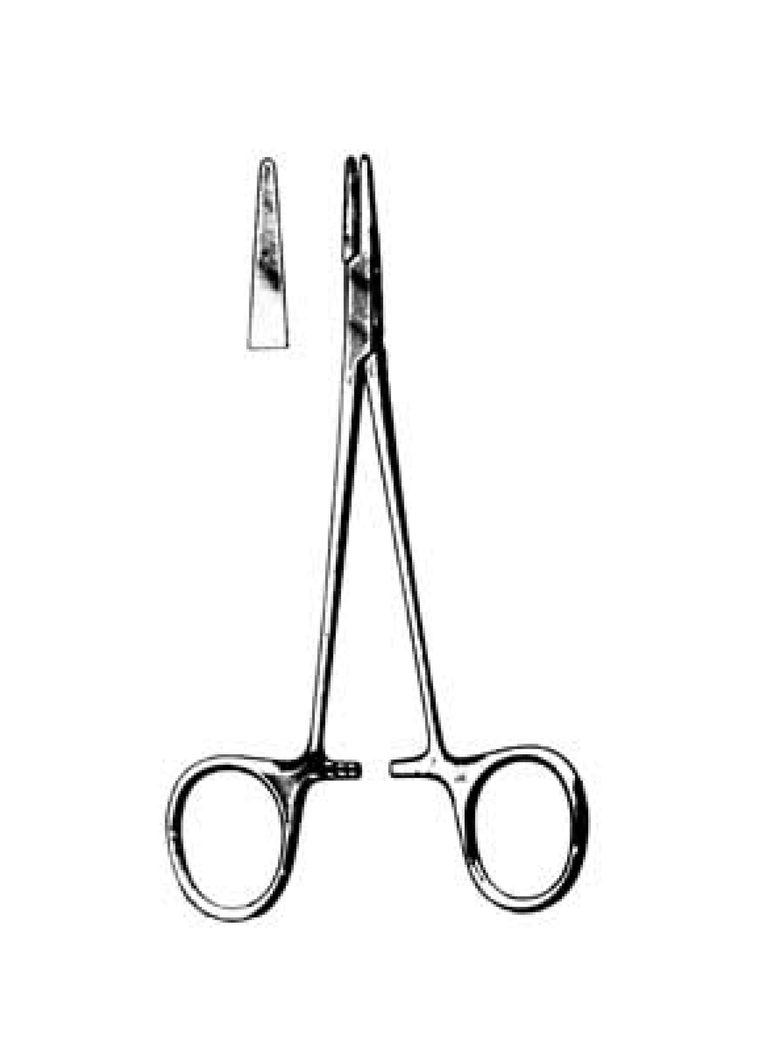 Hebu Halsey Needleholder 13cm with Smooth Stainless Steel Jaws
