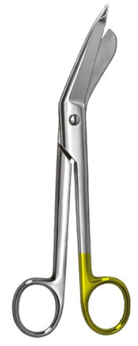 Hebu Lister Bandage Scissors Angled 14cm