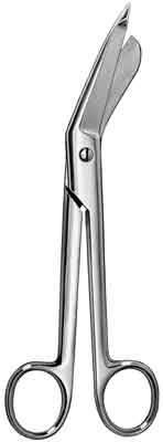 Hebu Lister Bandage Scissors Angled 20cm