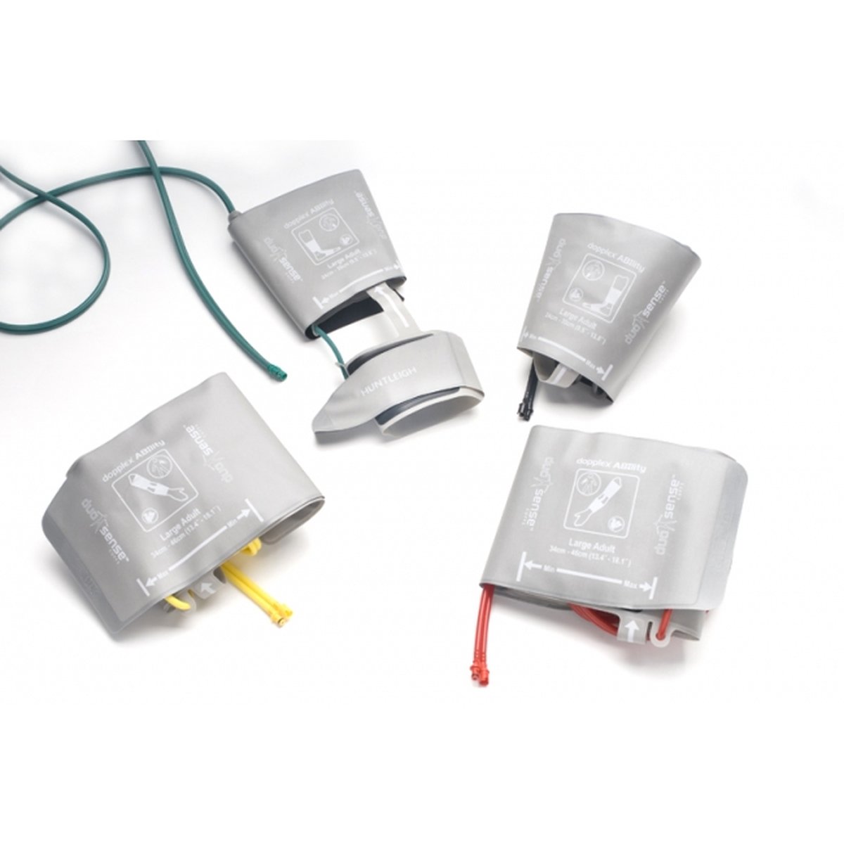 Huntleigh Dopplex ABIlity Doppler Replacement Large Adult Cuff Set (Set of 4 Cuffs)
