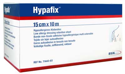 Hypafix Dressing Roll Retention Tape 15cm x 10m
