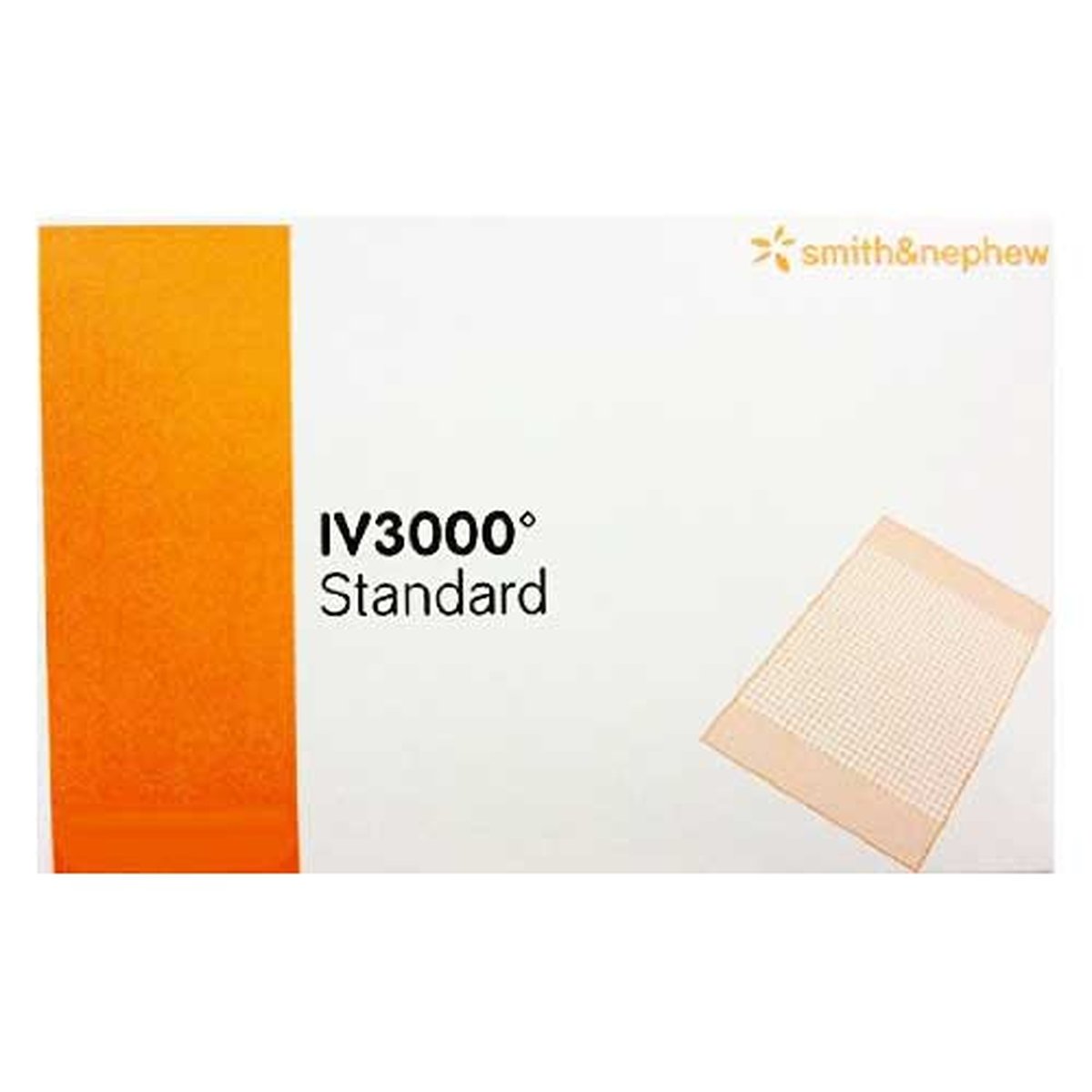 IV3000 Transparent Adhesive Film Dressing with Injection Port Site 6cm x 8cm. Box of 100