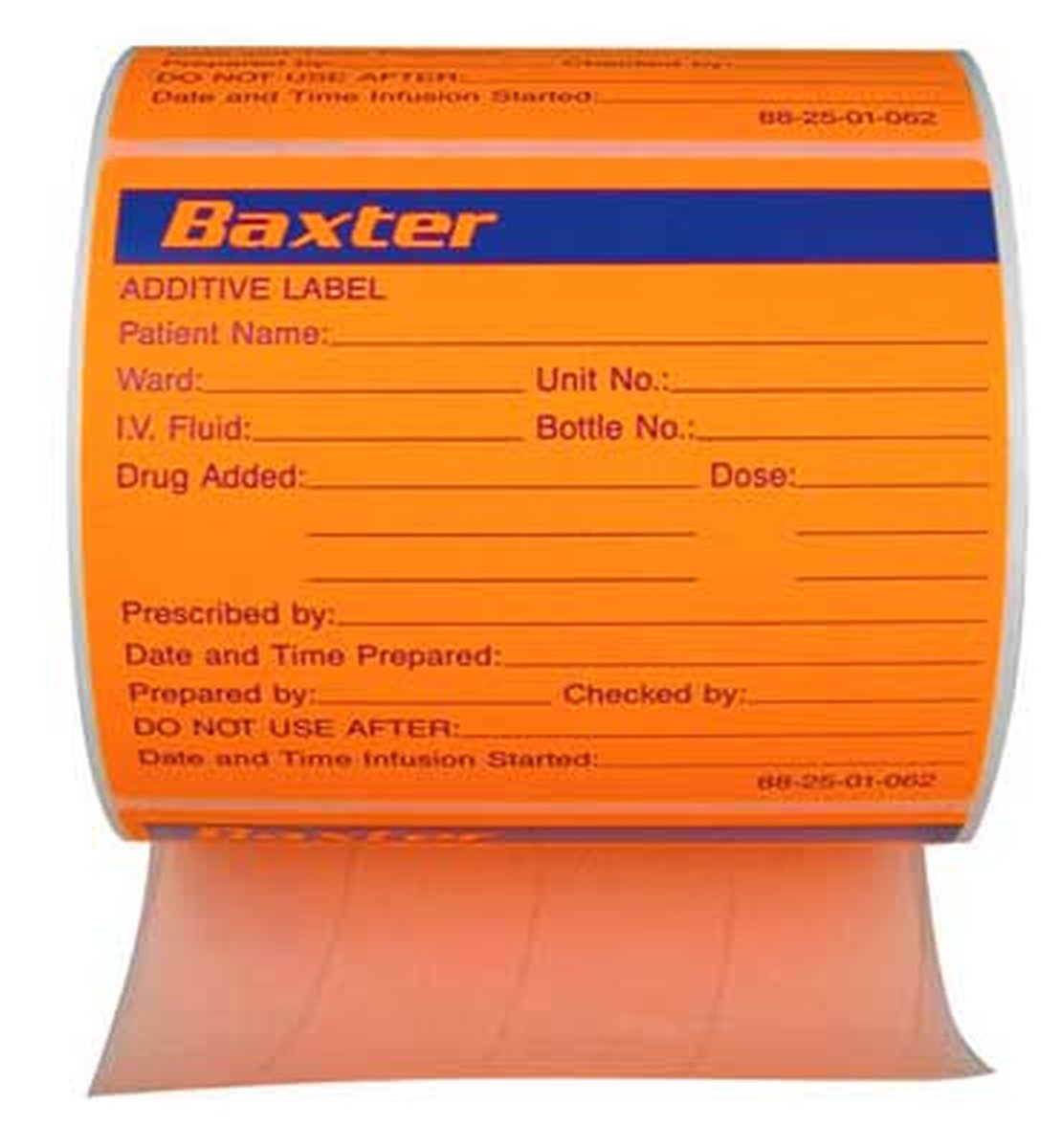 IV Additive Labels Roll of 200 Code:Ml