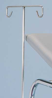 IV Pole Stainless Steel for Mounting onto a Couch (Requires DL-1040 Clamp)