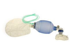Infant Silicone Resuscitator Kit with 2 Masks, 2 Airways, Oxygen Reservoir & Carry Case