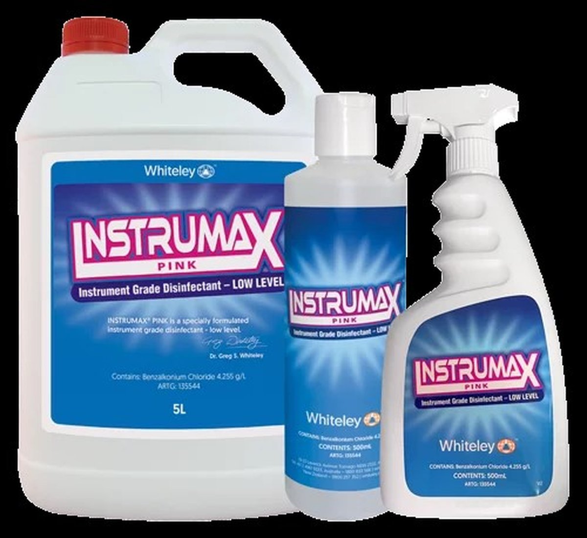 Instrumax Pink Instrument Grade Disinfectant - Low Level 5L
