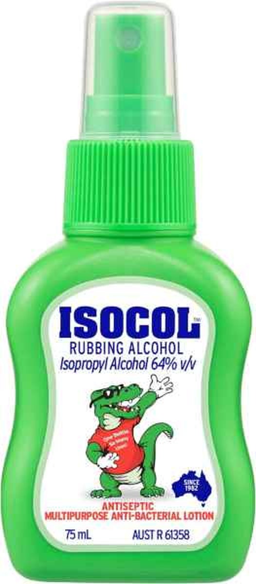 Isocol Rubbing Alcohol Antiseptic Spray 75ml