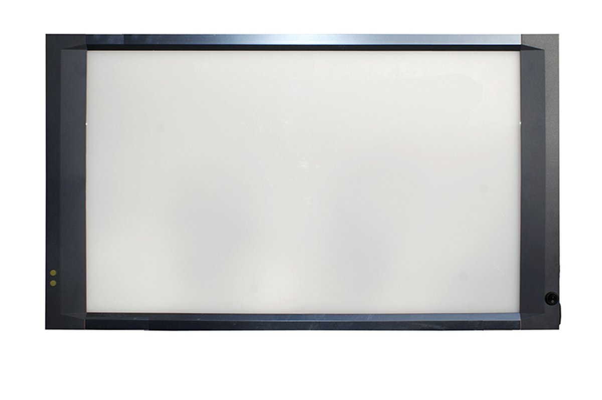 LED Slim Line X-ray Viewer Double Bay 85cmL x 54.5cmH x 2.4cmW. Suitable for Wall Mounting
