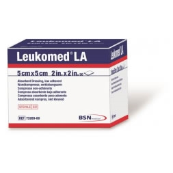 Leukomed LA Low Adherent Wound Dressing 5cm x 5cm Box of 50