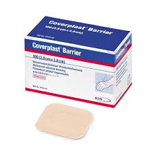 Leukoplast Barrier Waterproof Dressing Tan 3.8cm x 3.8cm, Pack of 100