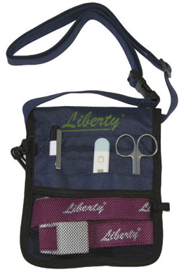 Liberty Nurses Pouch with Adjustable Waist Strap, Blue - 16cm x 20cm