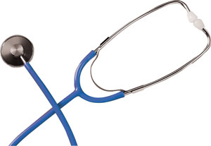 Liberty Single Head Stethoscope with Zip Case - Royal Blue