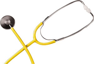 Liberty Single Head Stethoscope with Zip Case- Yellow