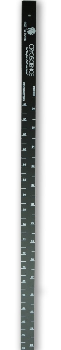 Liquid Nitrogen Dewar Measuring Rod 1m