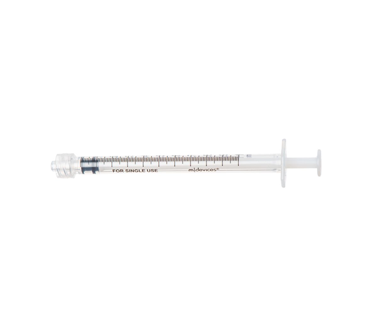 MMD 1ml Syringe Luer Lock, Box of 100. (Concentric Tip)