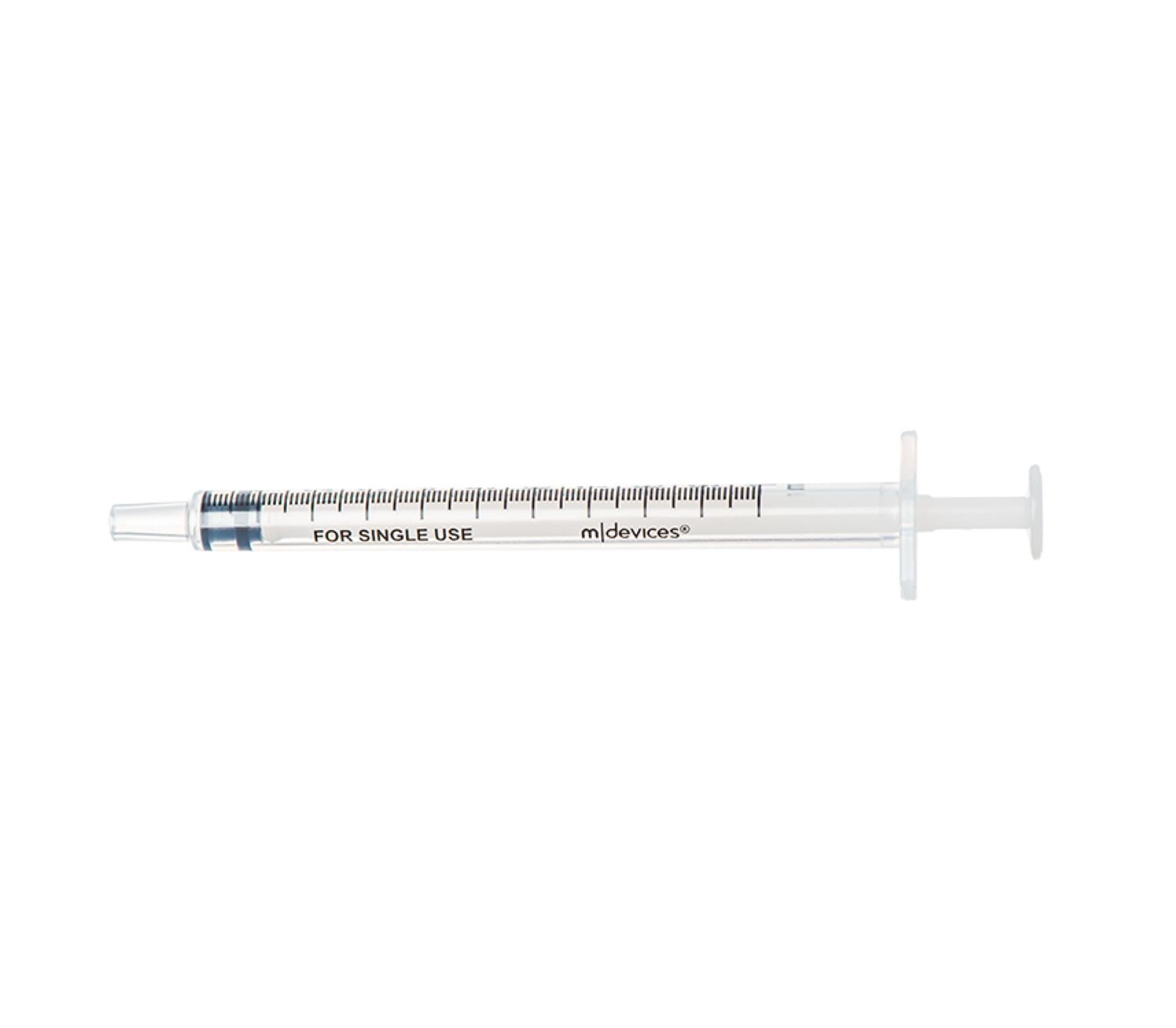 MMD 1ml Syringe Luer Slip, Box of 100. (Concentric Tip)