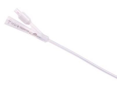 MMD 2-Way Foley Catheter, Standard Tip, 45cm 12FG x 10ml Balloon (Unisex). Each 