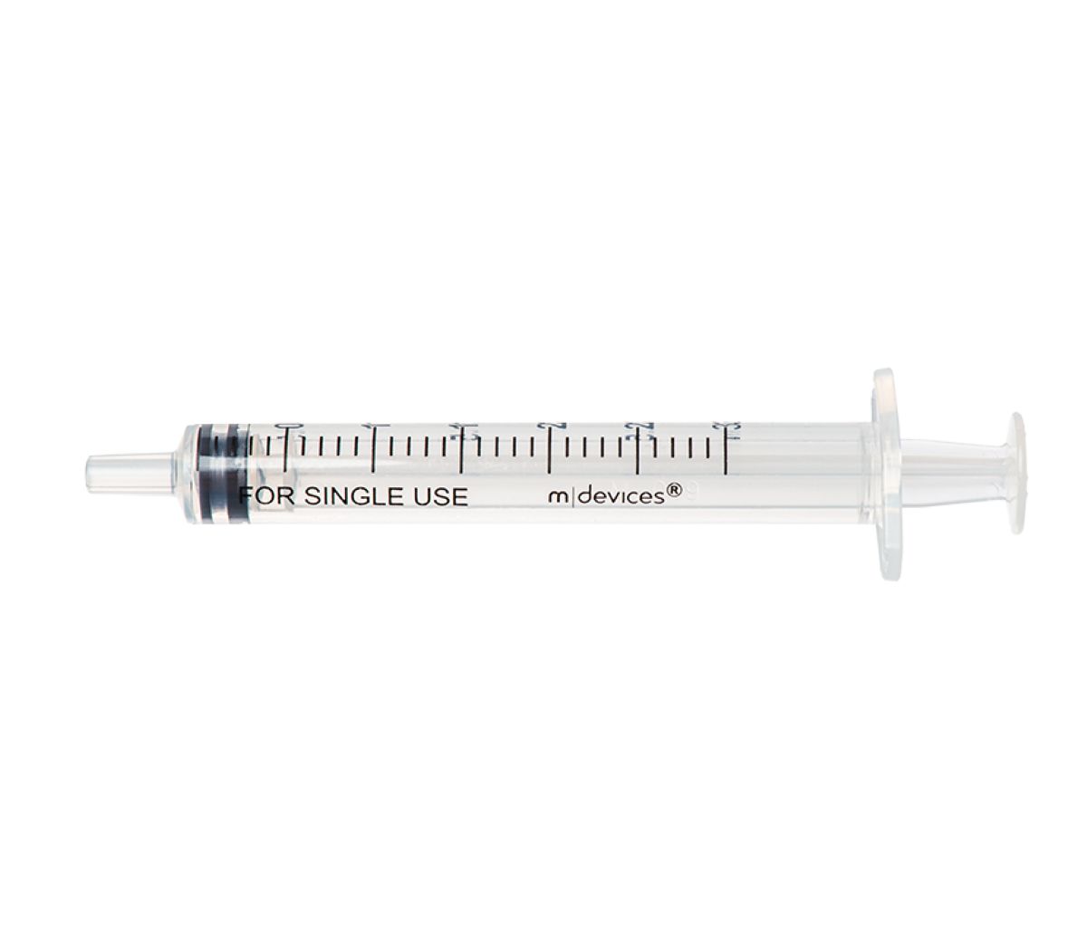 MMD 3ml Syringe Luer Slip, Box of 100. (Concentric Tip)