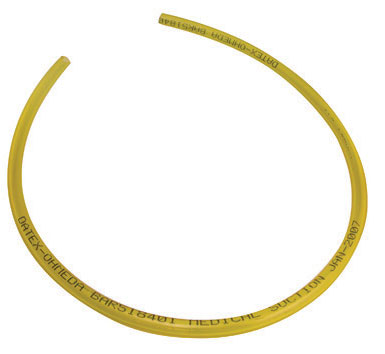 Medical Grade PVC Suction Tubing- Opaque Yellow. Sold Per Metre 