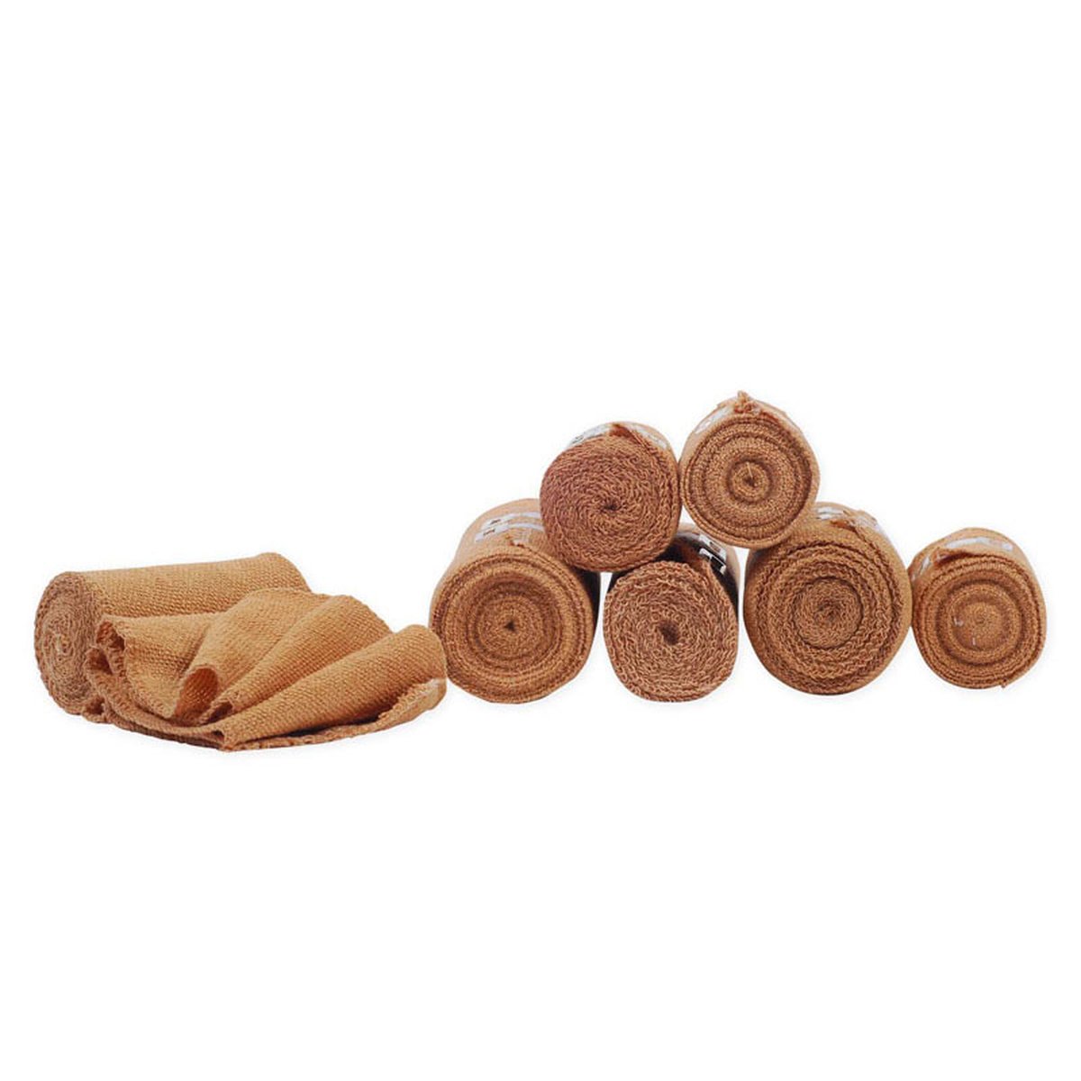 Medicrepe Elastic Bandage Heavy 5cm x 1.5m- Unstretched TAN. Pack of 12