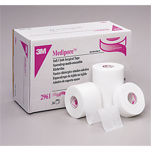 MediporeTape10CmX91M12RollsSoftCloth