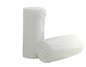 Medium Kitchen Tidy Garbage Bag 27L, 650mm x 510mm White. Box of 1000