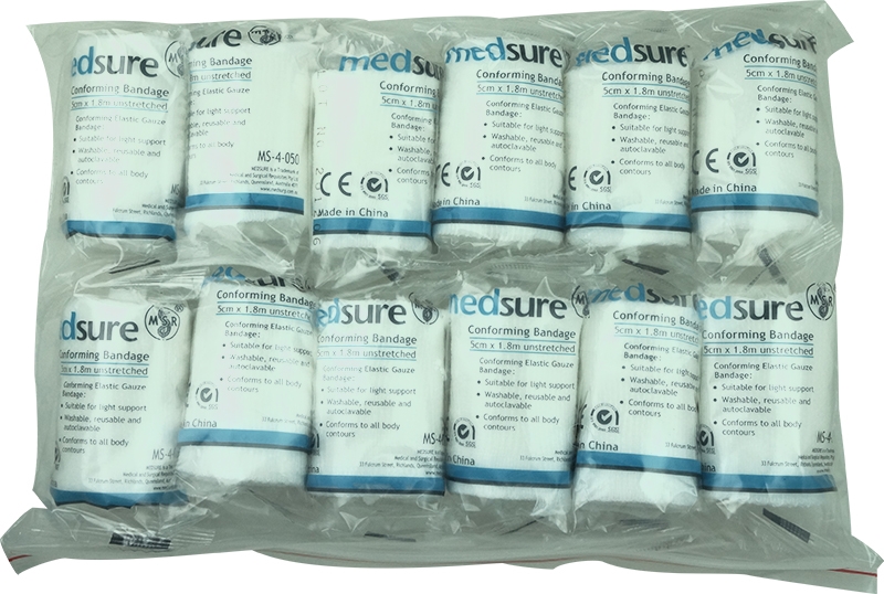 MedsureConformingBandage5CmX18MPackOf12