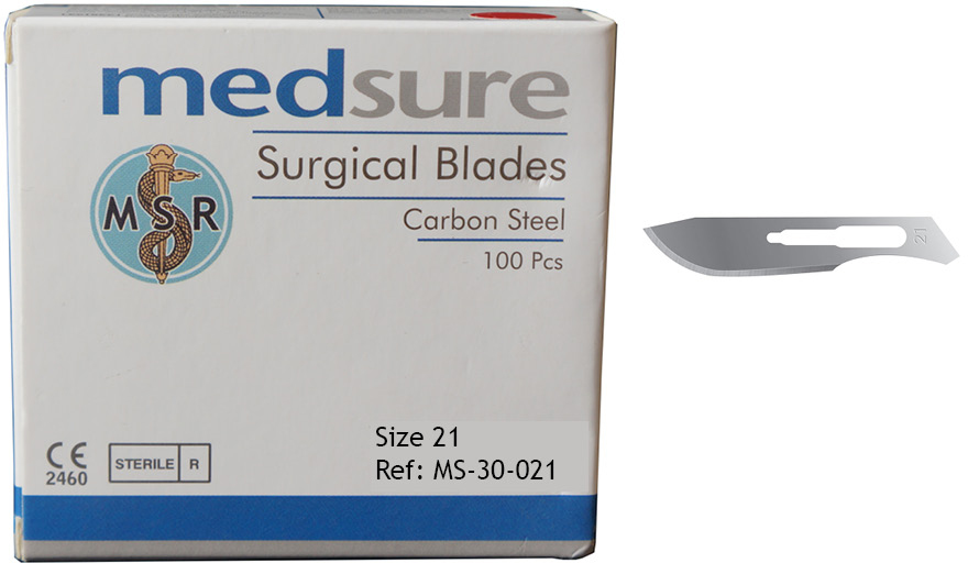 MedsureScalpelBladesSterile21BoxOf100