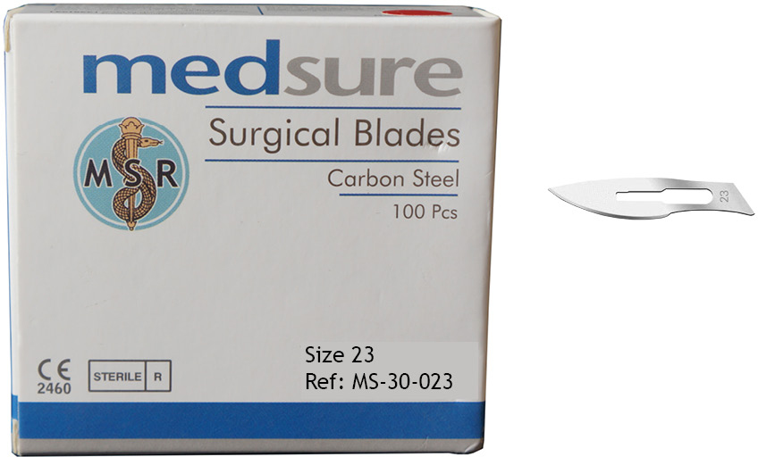 MedsureScalpelBladesSterile23BoxOf100