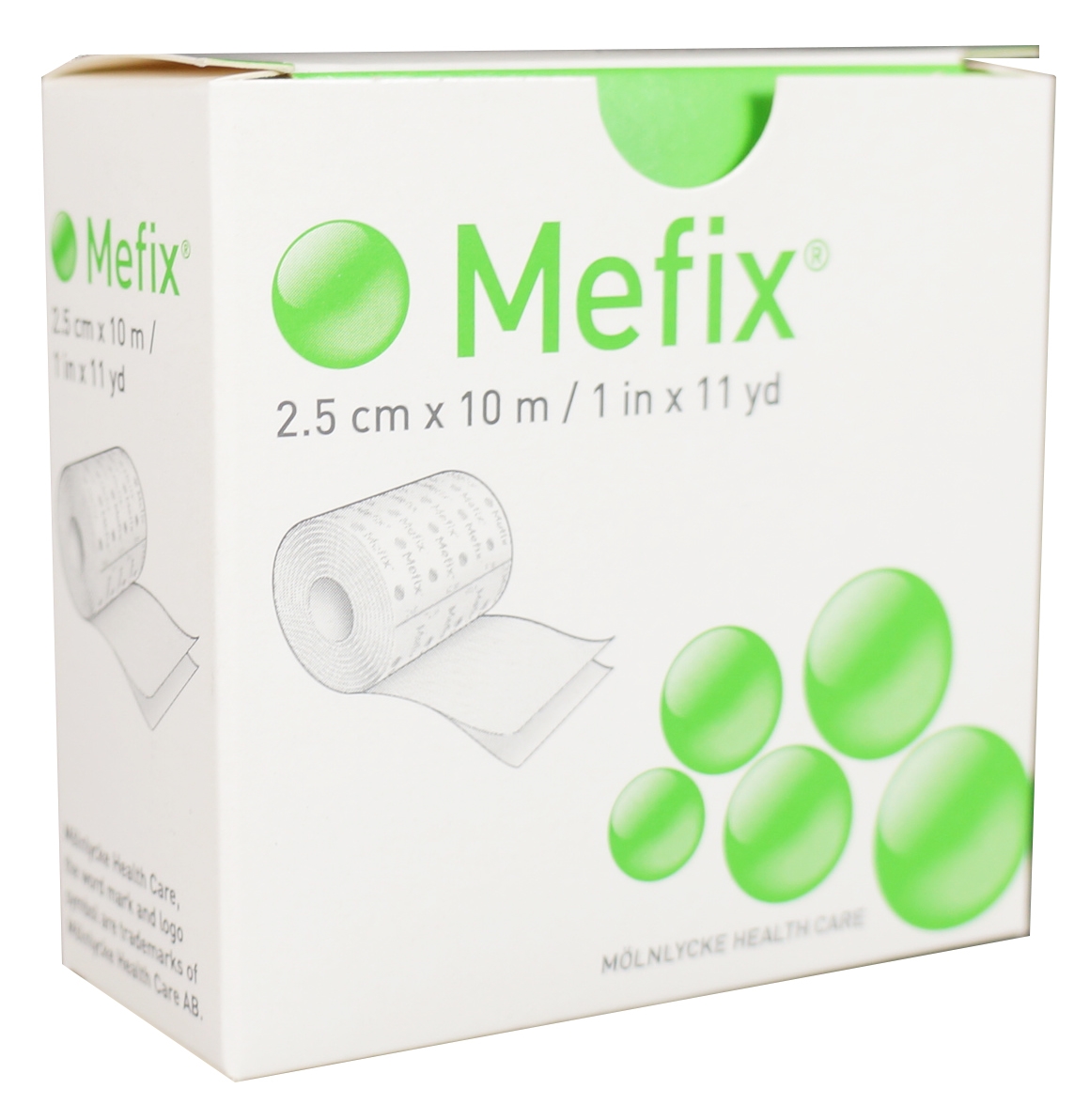 Mefix Adhesive Fabric 2.5cm x 10m Roll