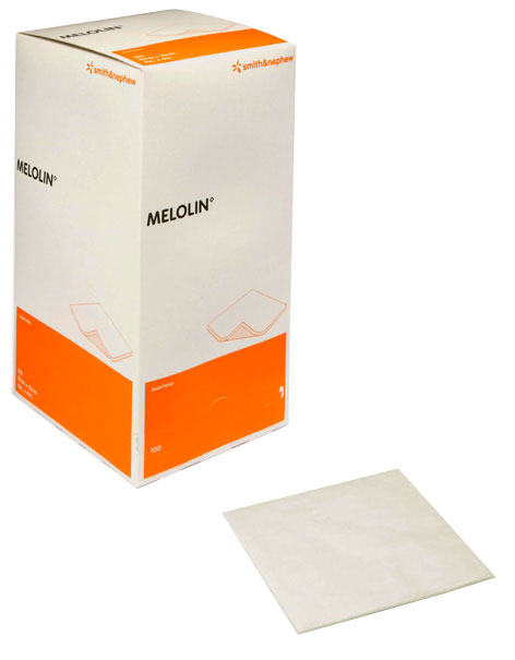 Melolin 10cm x 10cm Sterile Dressing. Box of 10