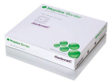 Mepilex Border Flex Dressing 12.5cm x 12.5cm, Box of 10 