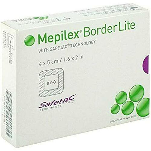 Mepilex Border Flex Lite Adhesive Foam Dressing 4cm x 5cm. Pack of 10