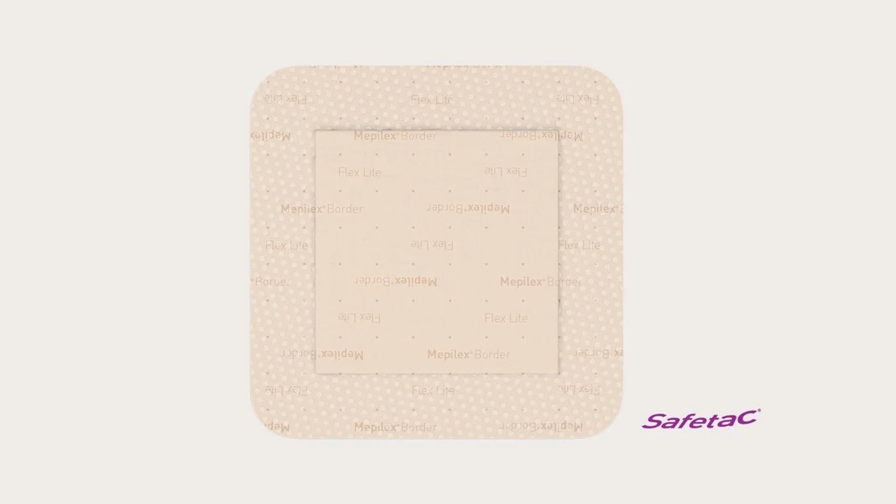 Mepilex Border Flex Lite Dressing 7.5cm x 7.5cm, Pack of 5