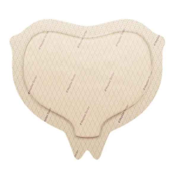 Mepilex Border Sacrum Adhesive Foam Dressing 23cm x 23cm. Pack of 5