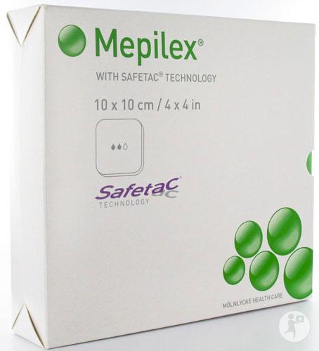 Mepilex Borderless Dressing 10cm x 10cm. Box of 5