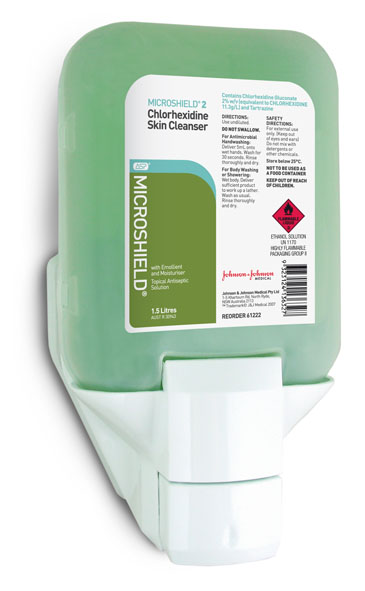 Microshield 2 - Skin Cleanser Cassette 1.5L Chlorhexidine 2%