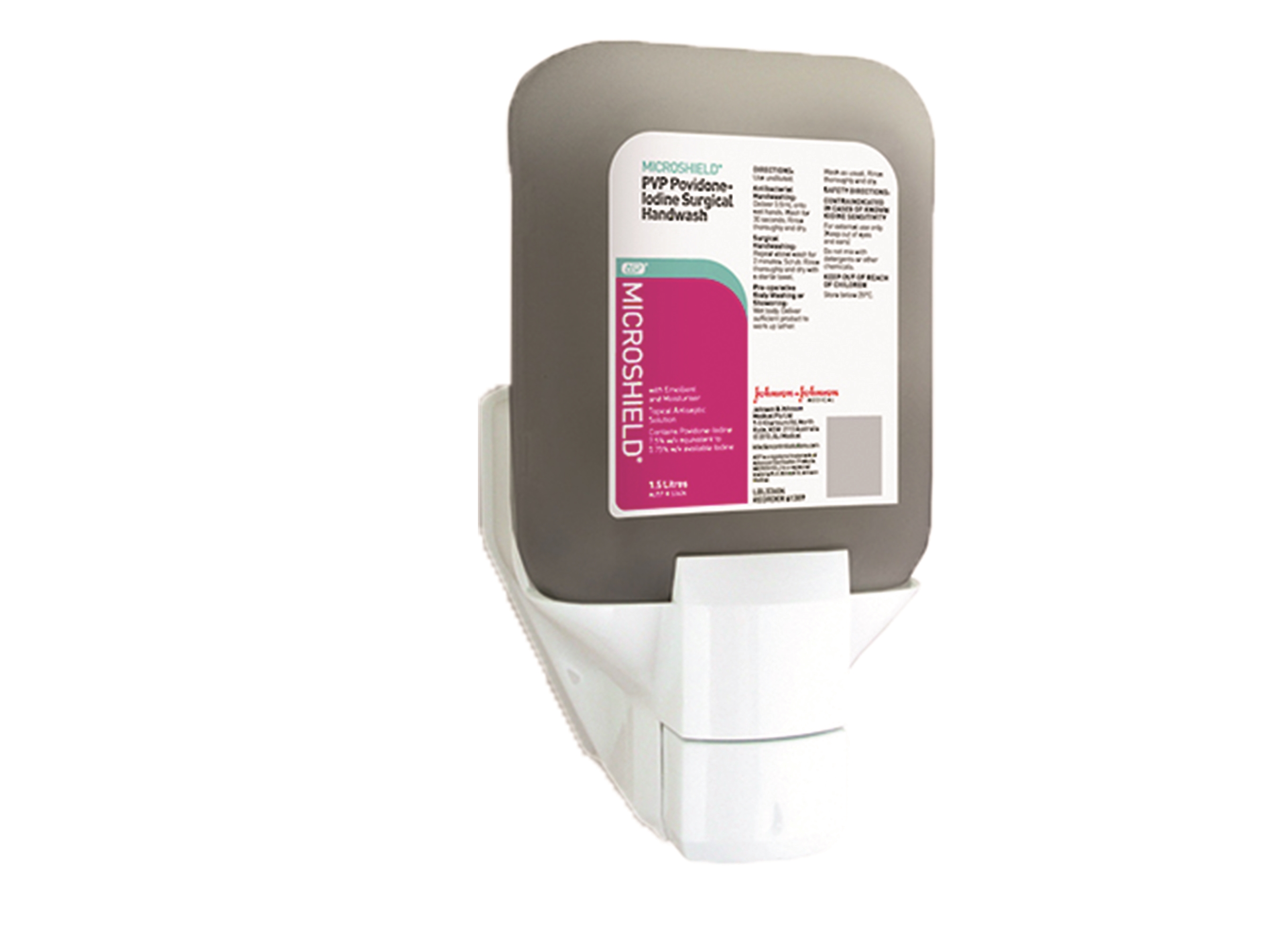 Microshield PVP Povidone Iodine Surgical Handwash 1.5L Cassette