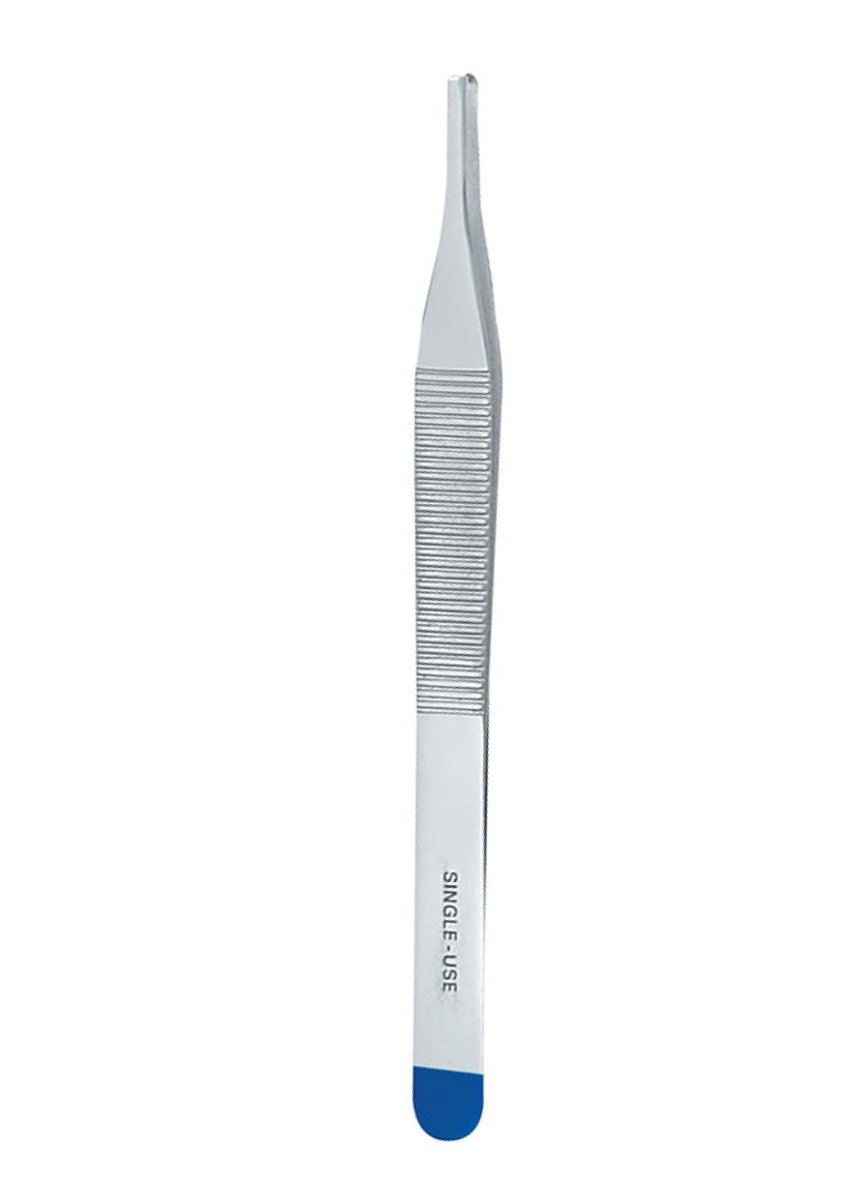 Multigate Adson Dressing Forceps Serrated 12cm. Sterile, Pack of One