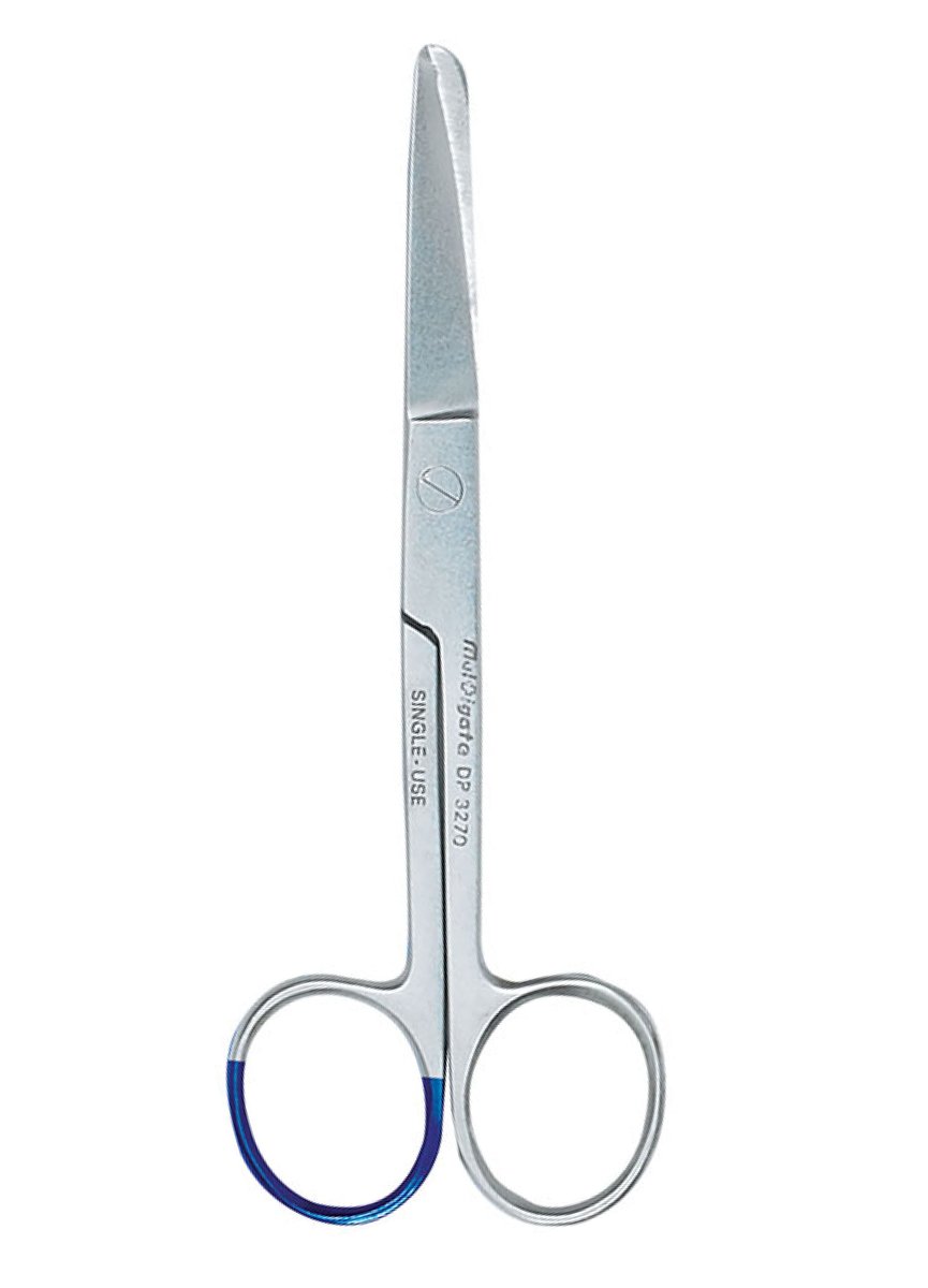 Multigate Dressing Scissors 10cm Blunt/Sharp, Straight Sterile. Box of 50