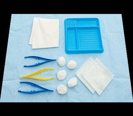 Multigate Medical Basic Dressing Pack with 2 Non-woven Swabs and 5 Non-Woven Balls. Box of 160
