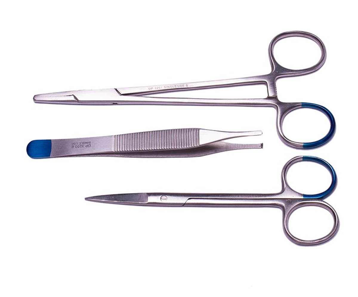 Multigate Medical Suture Pack No.5 with S/S Scissors. Single, Sterile