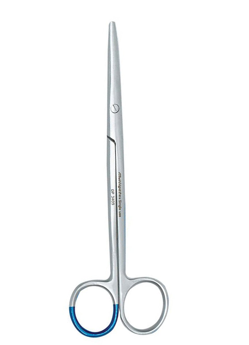Multigate Metzenbaum Scissors Straight 15cm, Single, Sterile. 